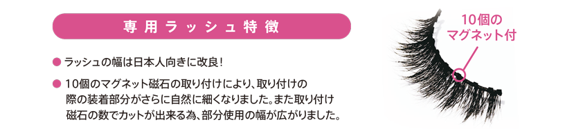 マグネット ラッシュ＆ライナー
