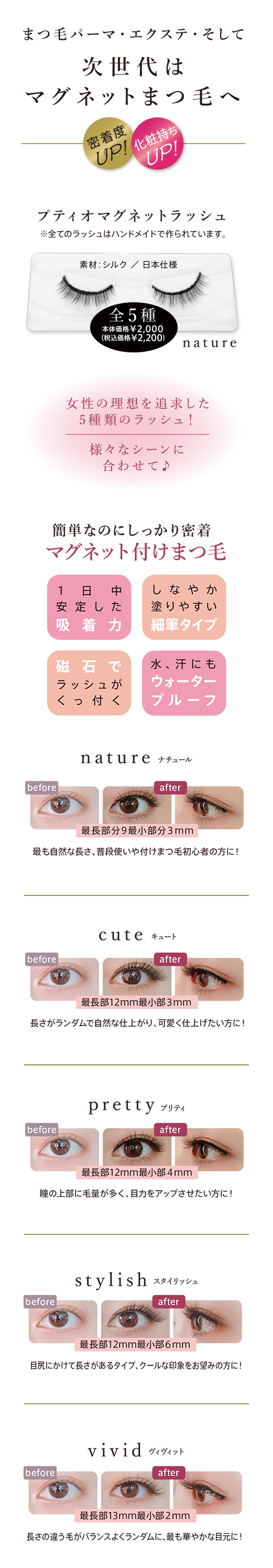 マグネット ラッシュ＆ライナー